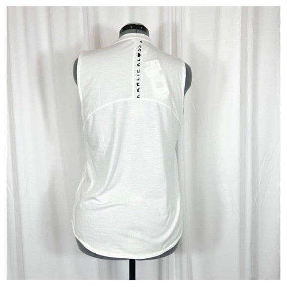 Adidas NWT Sz S White Women's Karlie Kloss Run Primeblue Loose Tank Top - Picture 4 of 5